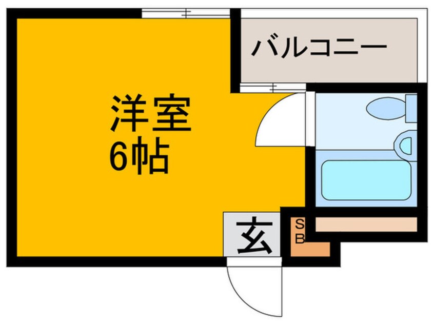 間取図 アパートメント門真