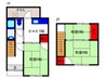 勝部3丁目テラスハウス 3DKの間取り