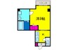 RIHITO堺 1Kの間取り