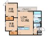 メゾン春日 2LDKの間取り