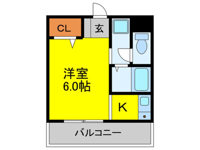 間取図 リバティ－ハイツ