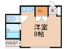 ローズハイツ 1Rの間取り