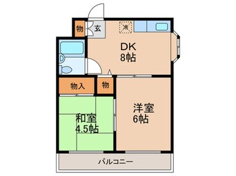 間取図 シティハイツ公園東