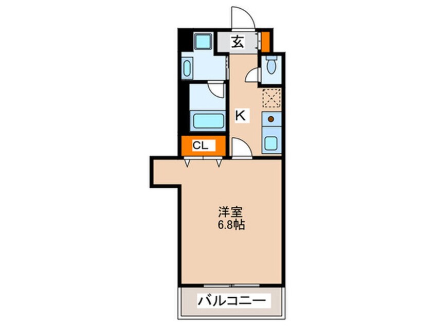 間取図 REBANGA難波南