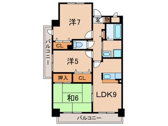 間取図 アビタシオン　アールデコ