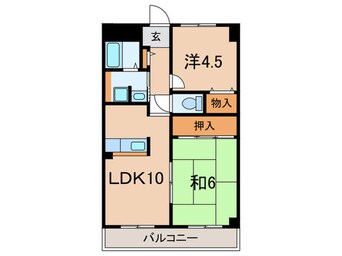 間取図 アビタシオン　アールデコ