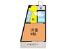 山口ハイツ 1Kの間取り