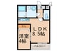 H-maison大正 1LDKの間取り