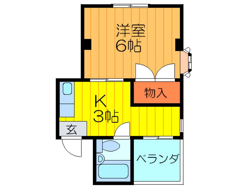 間取図 エムハイツ舟田