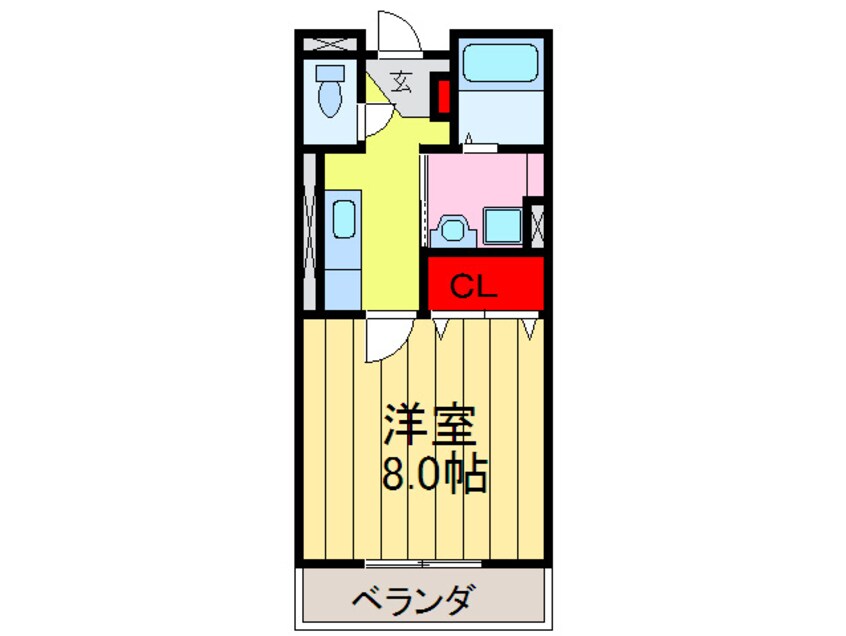 間取図 ｳｲﾝｽﾞｺｰﾄ