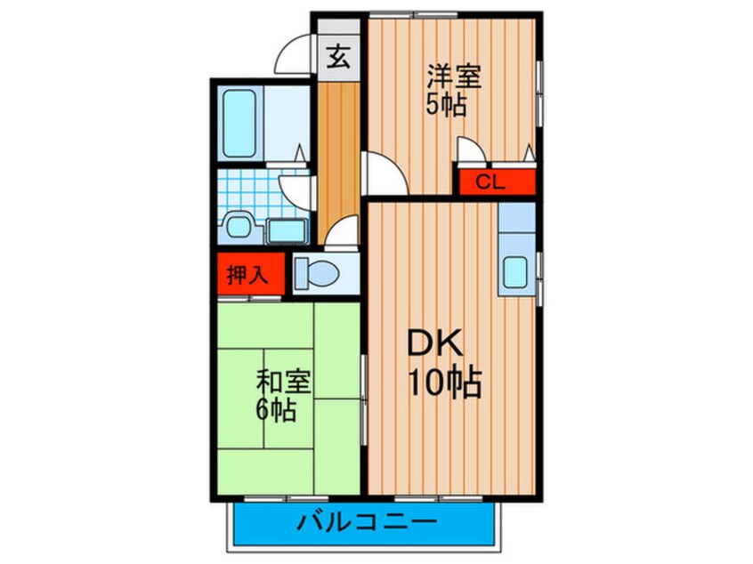 間取図 シェモアミテジマ