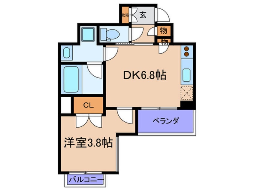 間取図 大阪天満宮プライマリーワン