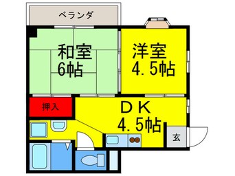 間取図 ニッシンハイツ