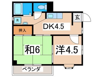 間取図 ニッシンハイツ