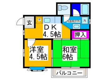 間取図 ニッシンハイツ