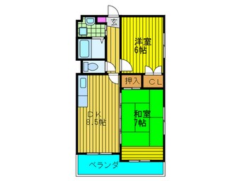 間取図 ブランド－ルＭⅢ