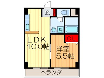 間取図 ファミ－ユ長谷川