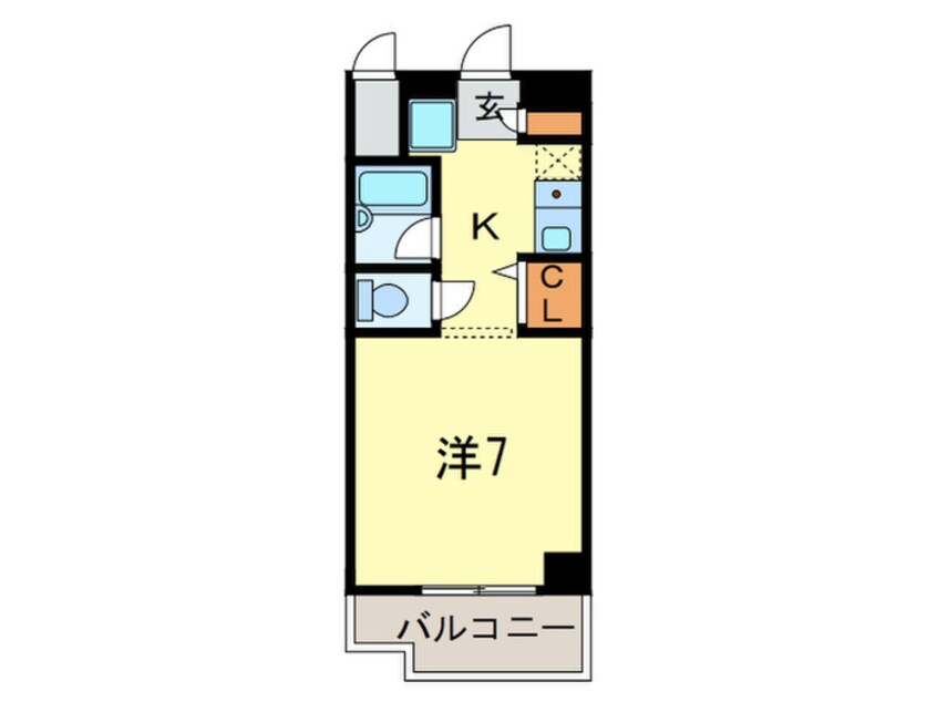 間取図 アーバネックス西宮門戸