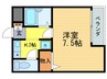 ブライトンパーク 1Kの間取り