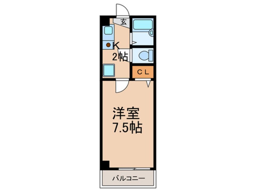 間取図 メゾン・ド・ヒラオカ・２番館