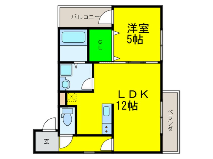 間取図 フィアスコート北旅籠町東１番館