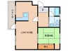 助松ハイツ　A棟（４０２） 1LDKの間取り