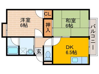 間取図 ガ－デンハイツ小林２号館