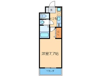 間取図 ミア・カ－サあわざ