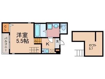 間取図 Ｇｒｏｗｔｈ御幣島