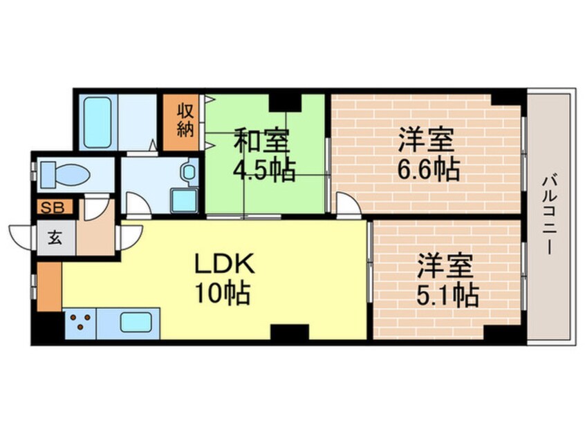 間取図 甲山グリーンハイツ(109)