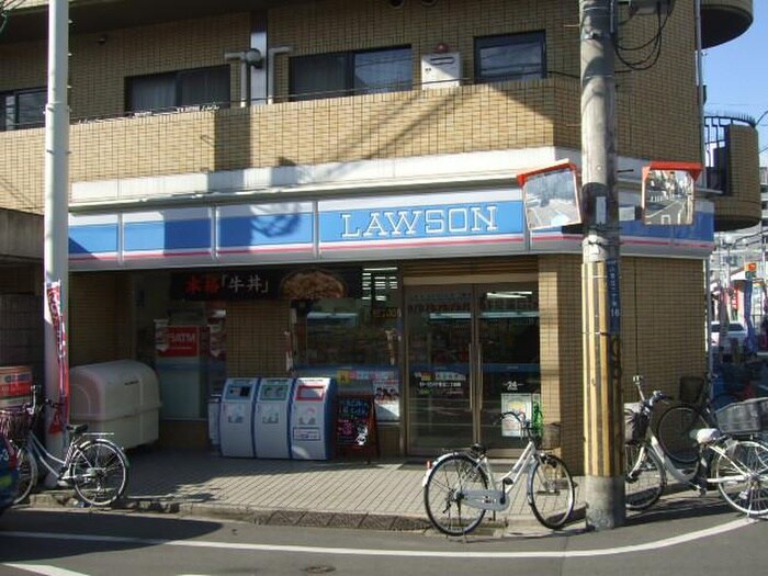 ローソン小若江2丁目店(コンビニ)まで588m ＧＲＡＮＤＩＲ近江堂