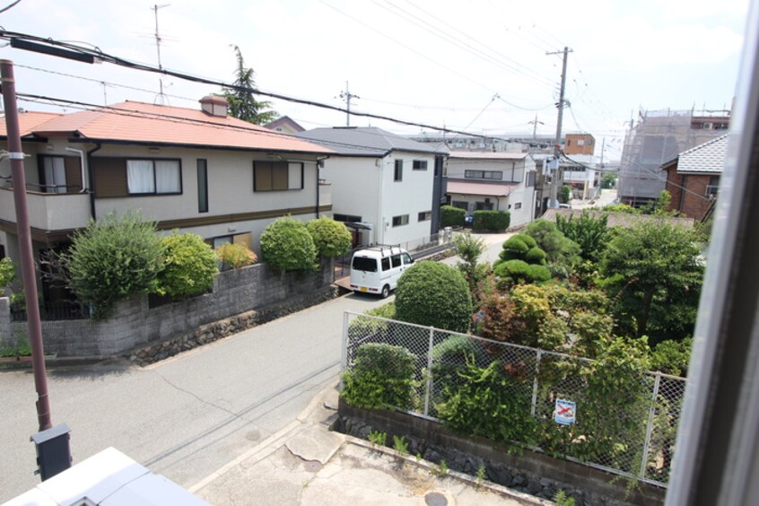 室内からの展望 ﾆｭｰﾌﾚｸﾞﾗﾝｽ阪本