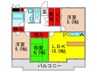 ヴァストネス東泉丘 3LDKの間取り