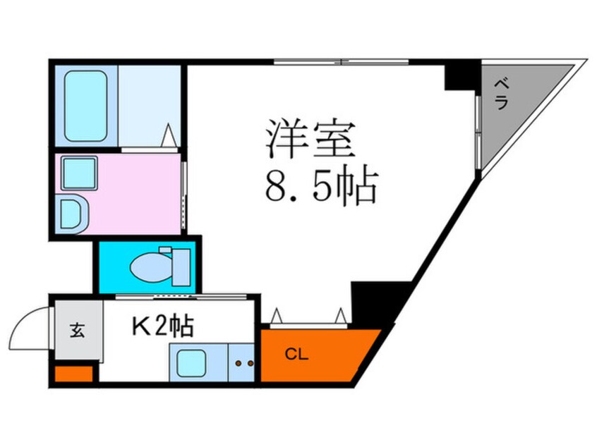 間取図 ラトゥール北白川