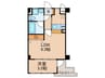 Ritz東住吉 1Rの間取り