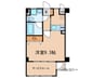 Ritz東住吉 1Rの間取り