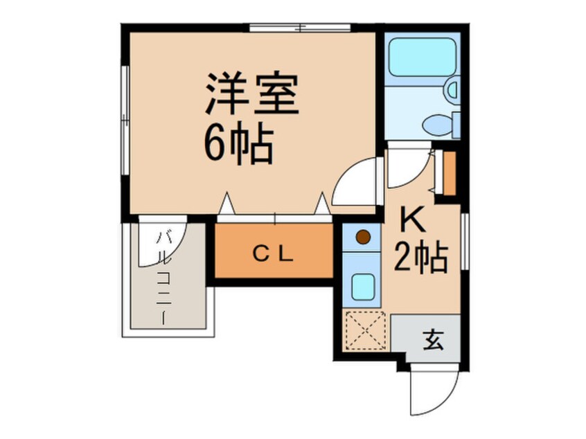 間取図 岩屋ハイツ