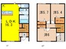 フルール西宮青葉台 3LDKの間取り