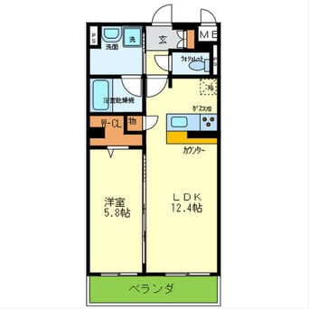間取図 アラモード深井