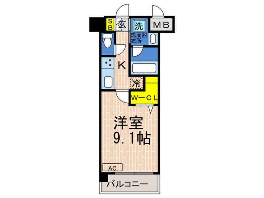 間取図 エスポアール神戸