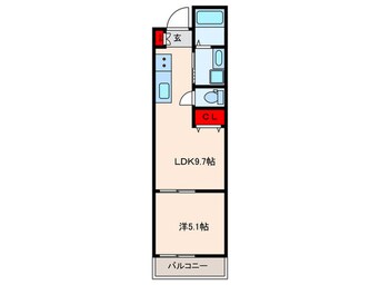 間取図 新深江ベルハイツ