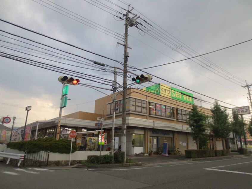 サーバ(ドラッグストア)まで399m サンライフ北畑 B棟