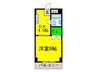 喜連ロイヤル２号館 1DKの間取り