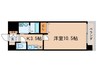 ブエナビスタ南草津 1Kの間取り