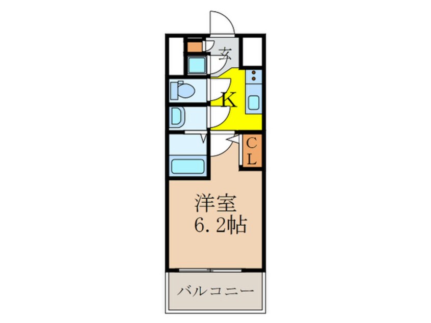 間取図 エスリード新大阪ヴェルデ