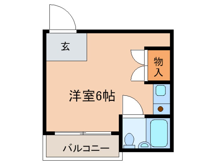 間取図 プレアール駒川