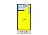 ギャレ山王 1Rの間取り