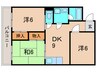 第八豊マンション 3DKの間取り