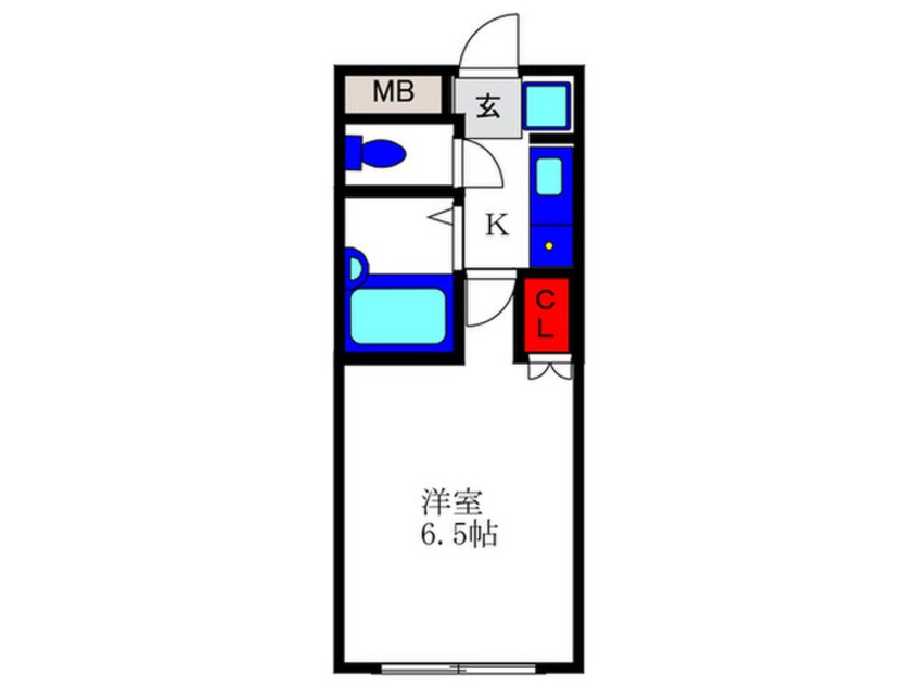 間取図 ハイツ岡町北