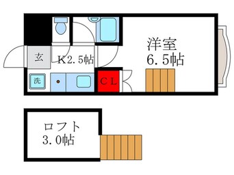 間取図 ハイツ岡町北